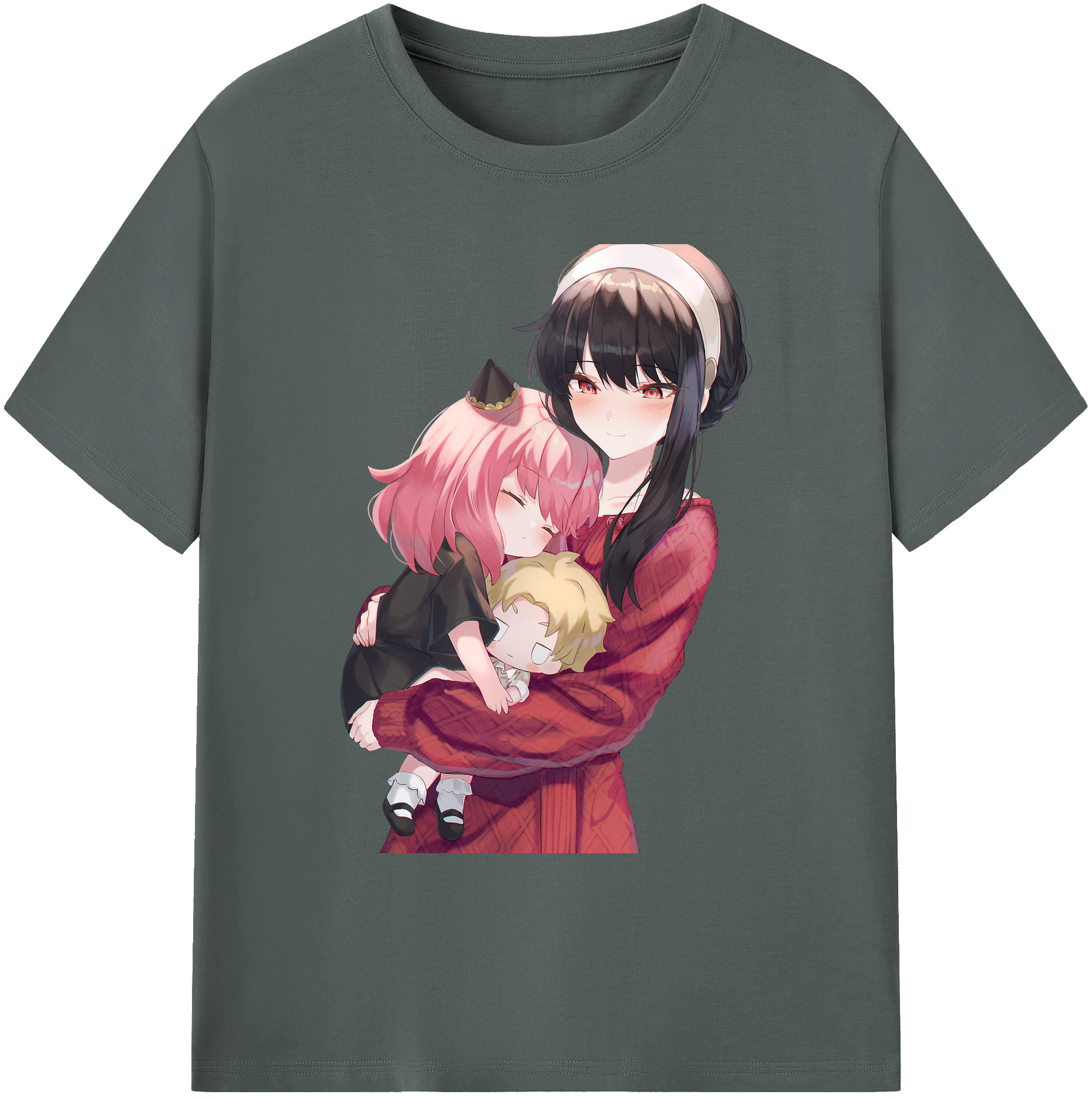 （画像用） SPY×FAMILY间谍家家酒 綿100％ メンズ半袖Tシャツ｜肌触りやわらか＆通気性